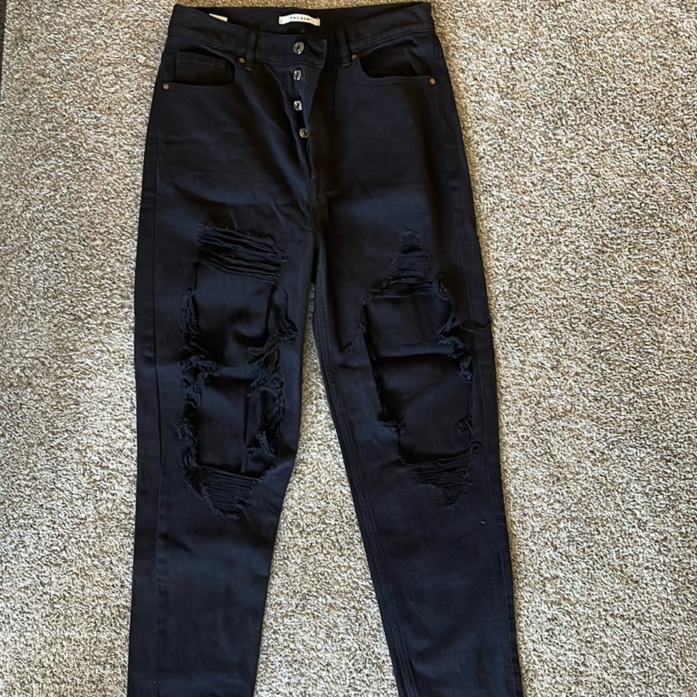 Ultra high rise slim jeans